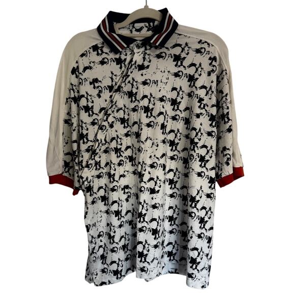 FURI SPORT x TFP Rippling Shadows Men's Polo Shirt in Size Medium - Picture 3 of 8